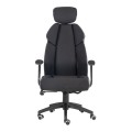 BF8300 Πολυθρόνα Γραφείου Διευθυντή Microfiber Μαύρο / PU Μαύρο