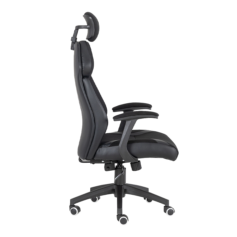 BF8300 Πολυθρόνα Γραφείου Διευθυντή Microfiber Μαύρο / PU Μαύρο