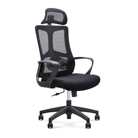 BF8600 Manager Armchair Black Mesh/Fabric
