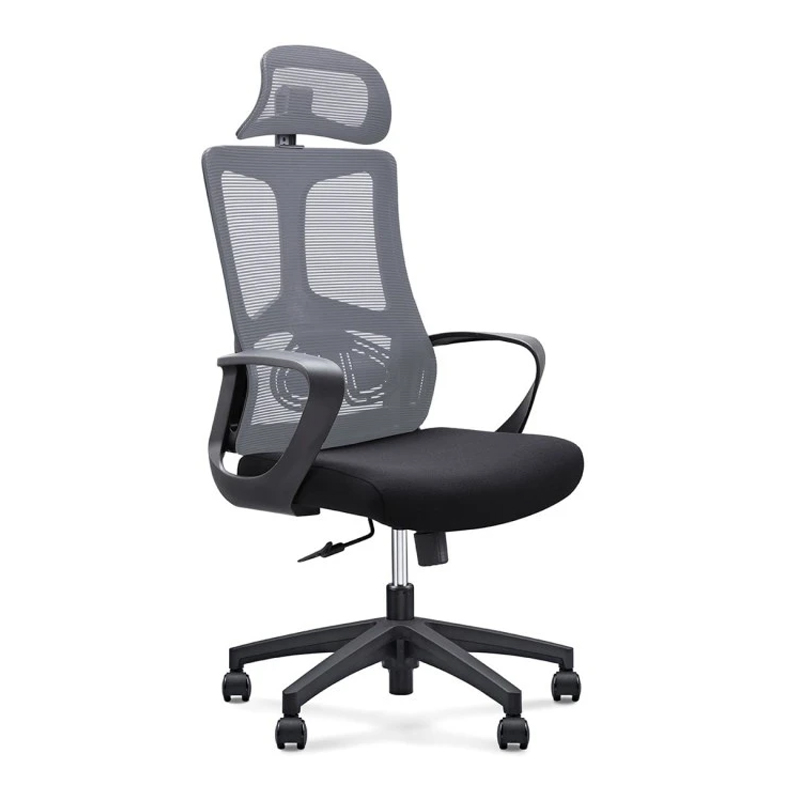 BF8600 Manager Armchair Grey Mesh/Black Fabric