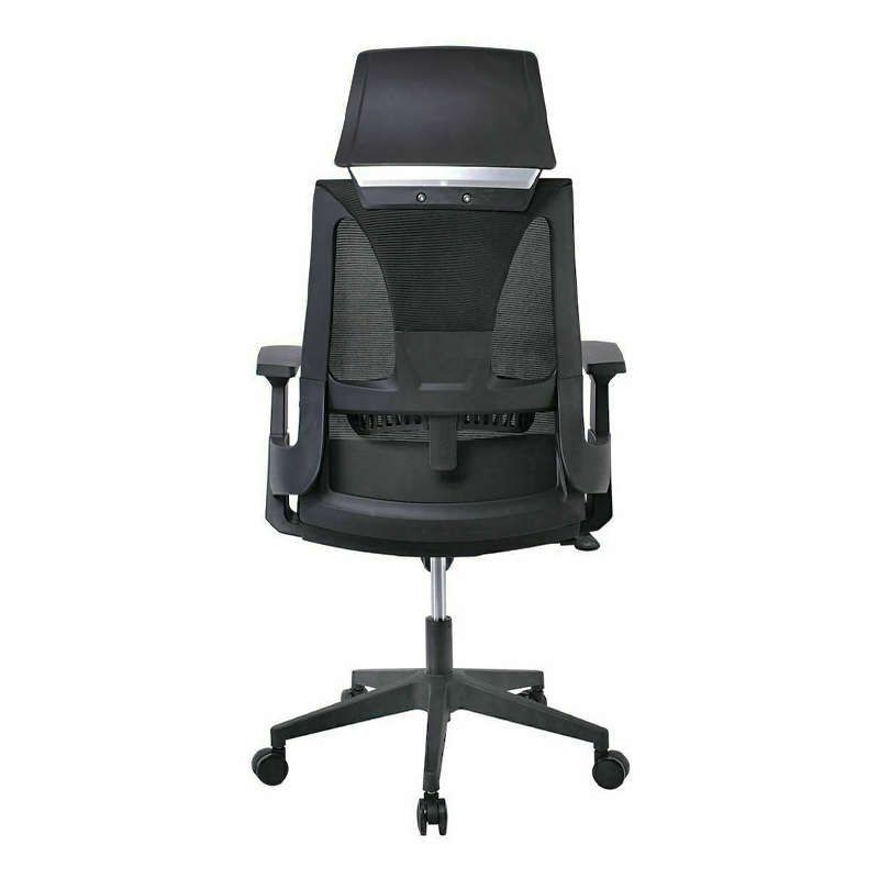 BF8750 Πολυθρόνα Γραφείου Διευθυντή Mesh Μαύρο - Ύφασμα Μαύρο
