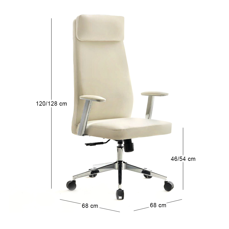 BF8800 Manager Armchair White Pu