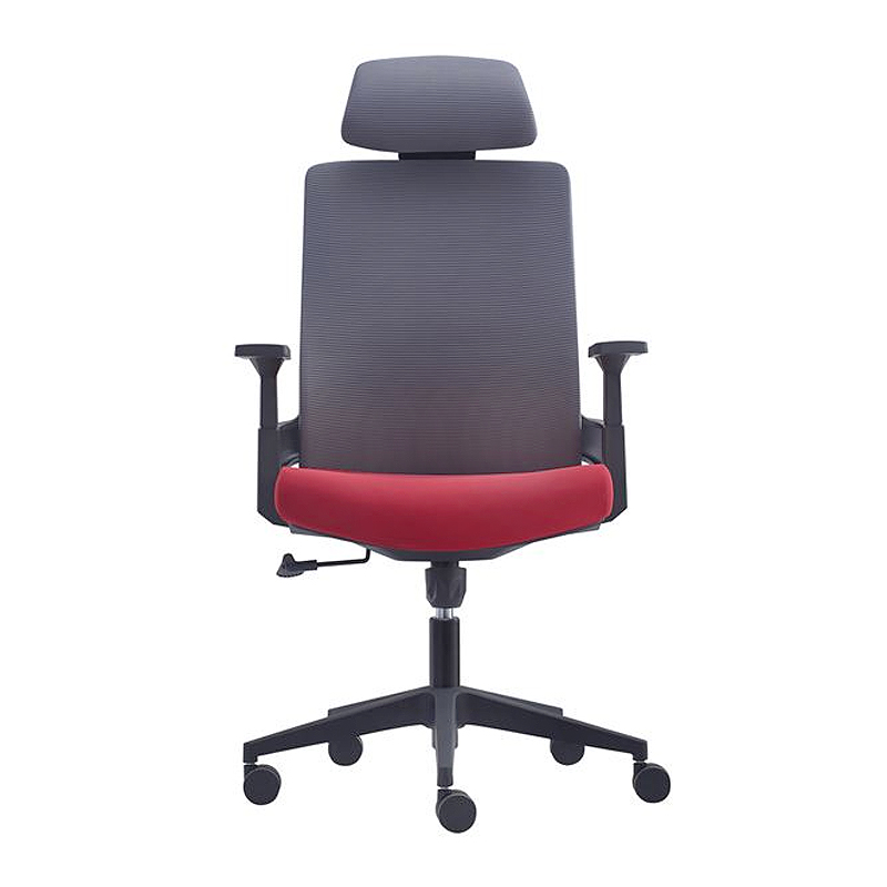 BF8900 Manager Armchair Grey Mesh/Bordeaux Fabric
