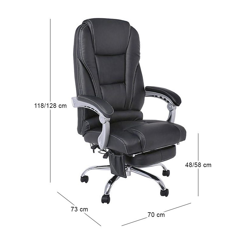 BF8550 Massage-Relax Armchair Pu Black