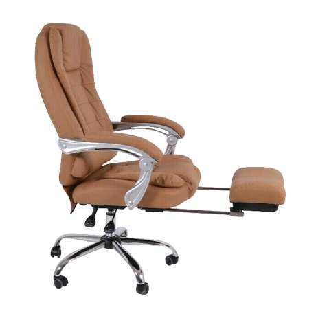 Καρέκλα γραφείου BF9700 relax τεχνόδερμα χρώμα μπεζ 67x72x120/128εκ.