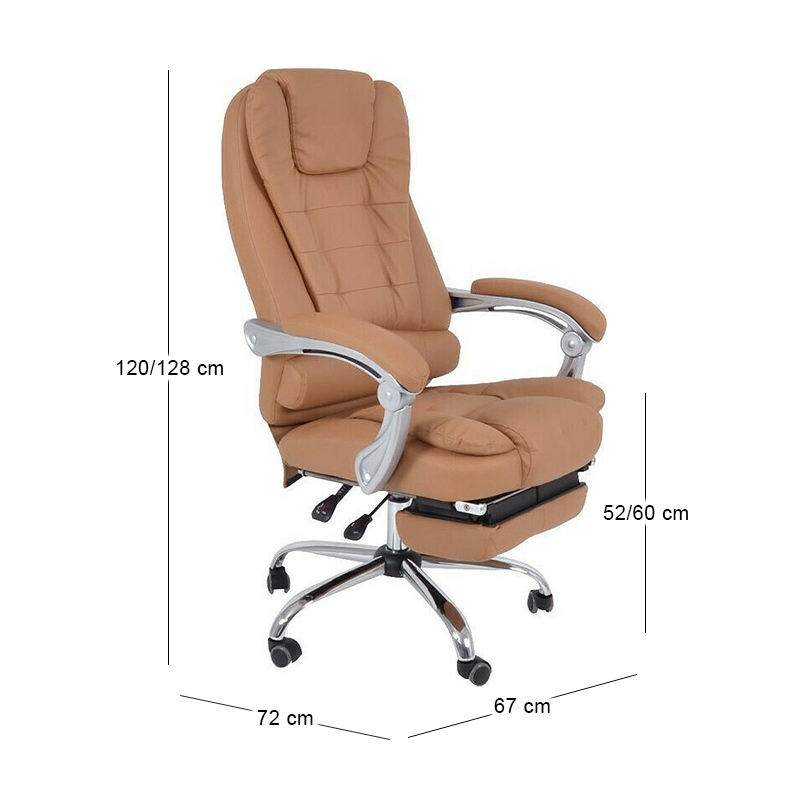 BF9700 Manager Relax Armchair Beige Pu