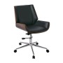 BF9860 Office Chair Walnut/Pu Black