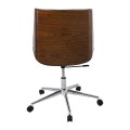 BF9860 Office Chair Walnut/Pu Black