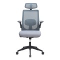 Belora Megapap office chair with Mesh fabric in grey color 63.5x62x117/127cm.