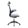 Belora Megapap office chair with Mesh fabric in grey color 63.5x62x117/127cm.