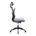 Belora Megapap office chair with Mesh fabric in grey color 63.5x62x117/127cm.