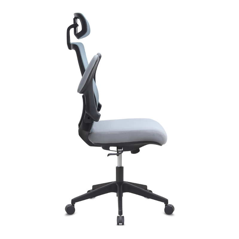 Belora Megapap office chair with Mesh fabric in grey color 63.5x62x117/127cm.