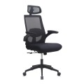 Belora Megapap office chair with Mesh fabric in black color 63.5x62x117/127cm.