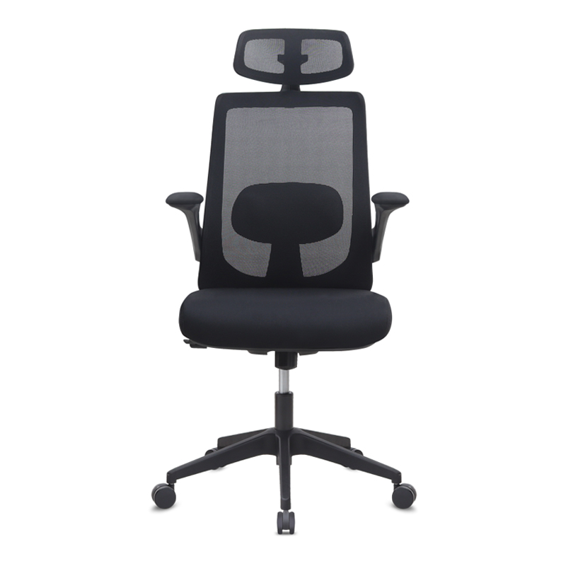 Belora Megapap office chair with Mesh fabric in black color 63.5x62x117/127cm.
