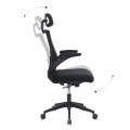Belora Megapap office chair with Mesh fabric in black color 63.5x62x117/127cm.