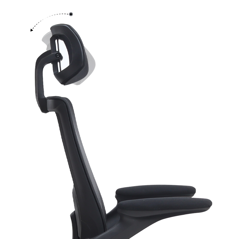 Belora Megapap office chair with Mesh fabric in black color 63.5x62x117/127cm.