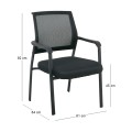 ASCO Armchair Black Frame/Fabric