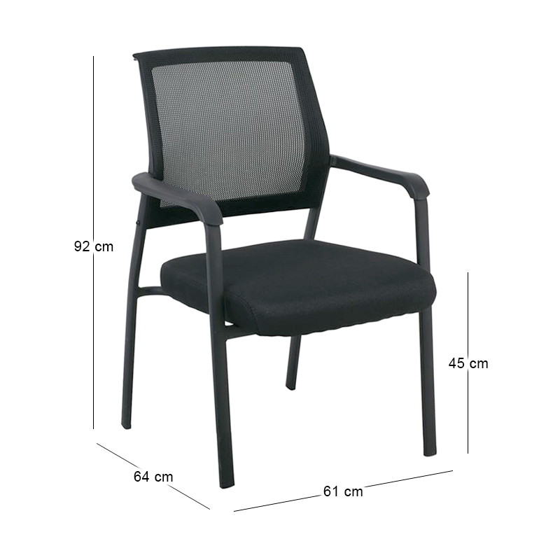 ASCO Armchair Black Frame/Fabric