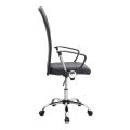 Novaro Megapap office chair with PU leather in black color 61x68x111/121cm.