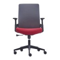 BF8950 Armchair Mesh Grey/Bordeaux Fabric