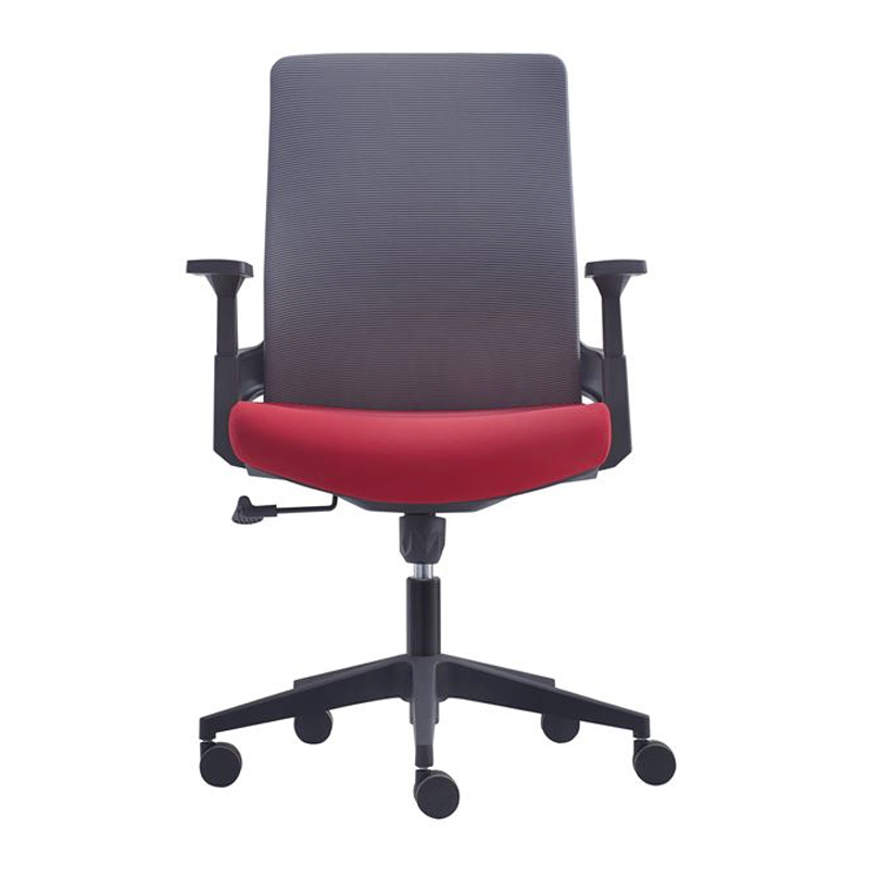 BF8950 Armchair Mesh Grey/Bordeaux Fabric