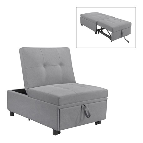 IMOLA Chair-Bed / Fabric Light Grey