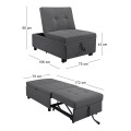 IMOLA Chair-Bed / Fabric Dark Grey