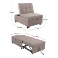 IMOLA Chair-Bed / Fabric Cappuccino