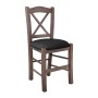 METRO Beech Chair Impregnation Walnut/Pu Black