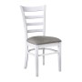 NATURALE Chair White/Fabric Grey