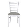 NATURALE Chair White/Fabric Grey