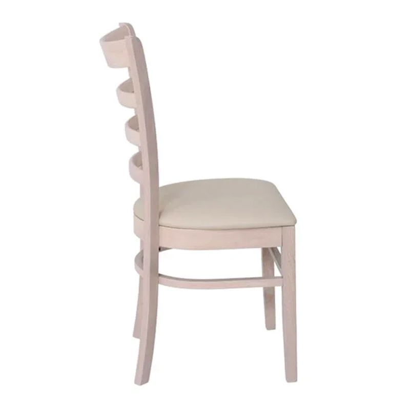 NATURALE Chair White Wash/Pu Ecru