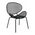 OLIVER Chair K/D Metal Mesh Black