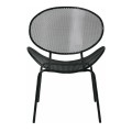 OLIVER Chair K/D Metal Mesh Black