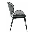 OLIVER Chair K/D Metal Mesh Black