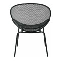OLIVER Chair K/D Metal Mesh Black