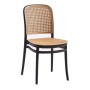 FLORENCE Stacking Chair PP Black/Beige