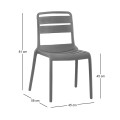 SERENATA Chair PP-UV Anthracite