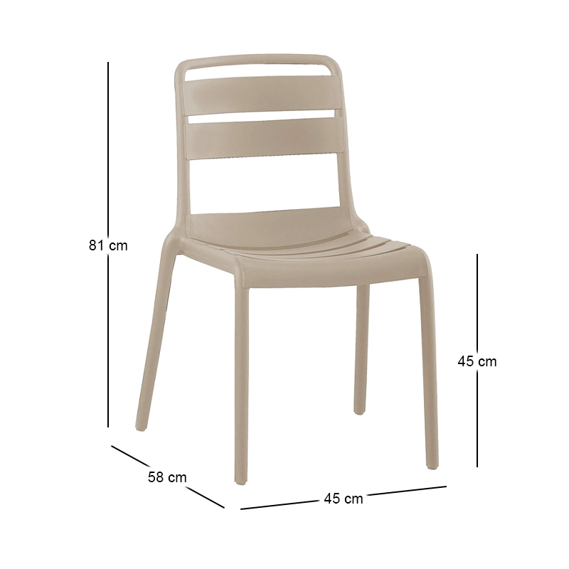 SERENATA Chair PP-UV Cappuccino