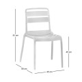 SERENATA Chair PP-UV White