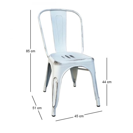 RELIX Chair Steel Antique White