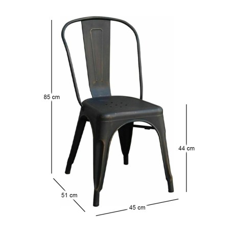 RELIX Chair Steel Antique Black
