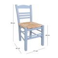 SIFNOS Chair Impregnation Lacquer Grey