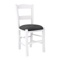 SYROS Chair Impregnation Lacquer White/Pu Black