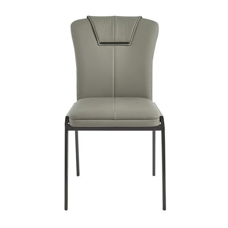ANDRIA Chair Metal Black/Pu Green