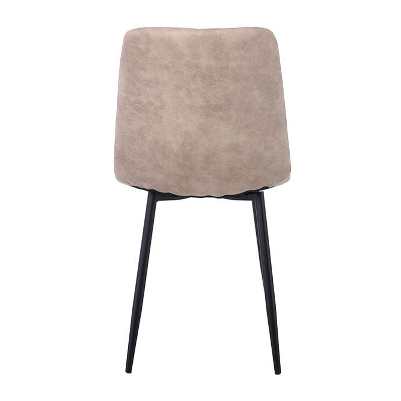 Καρέκλα τραπεζαρίας Aria ύφασμα suede χρώμα μπεζ 44x55x86εκ.