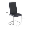 BENSON Chair Pvc Black