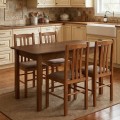 Derry Megapap dining chair made of solid beech wood walnut color 42x42x90cm.