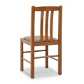 Derry Megapap dining chair made of solid beech wood walnut color 42x42x90cm.