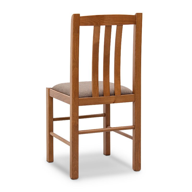 Derry Megapap dining chair made of solid beech wood walnut color 42x42x90cm.